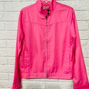 Light Weight Jacket with Zipper Accents on Sleeves - NWT